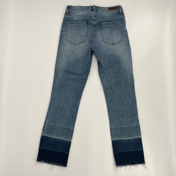 Blank NYC The Madison Crop High-Rise Crop Release Hem Jeans Size 25 Women's - Picture 3 of 7